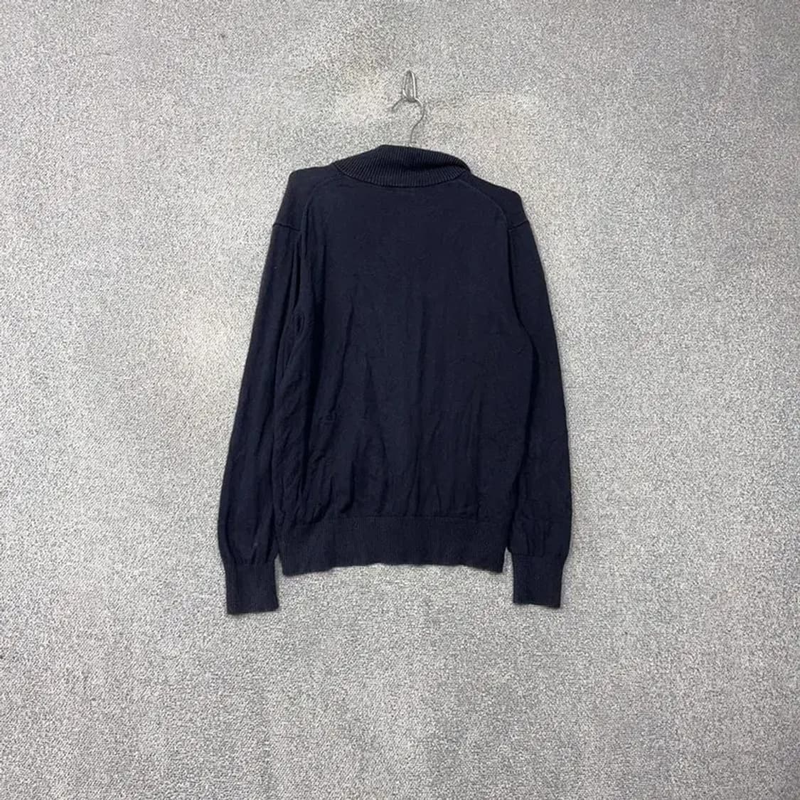 갭 네이비 캐주얼 반집업 니트 M 상품이미지2