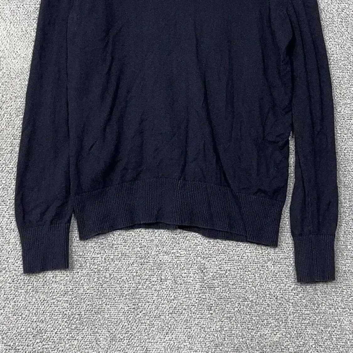 갭 네이비 캐주얼 반집업 니트 M 상품이미지4