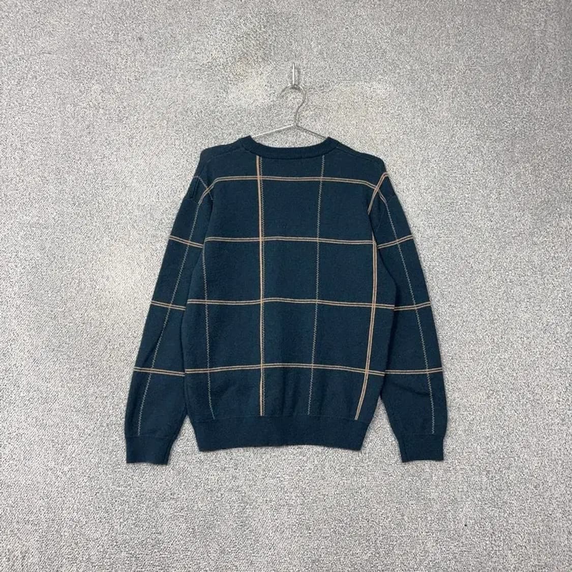 마인드브릿지 체크 네이비 니트 95 상품이미지2