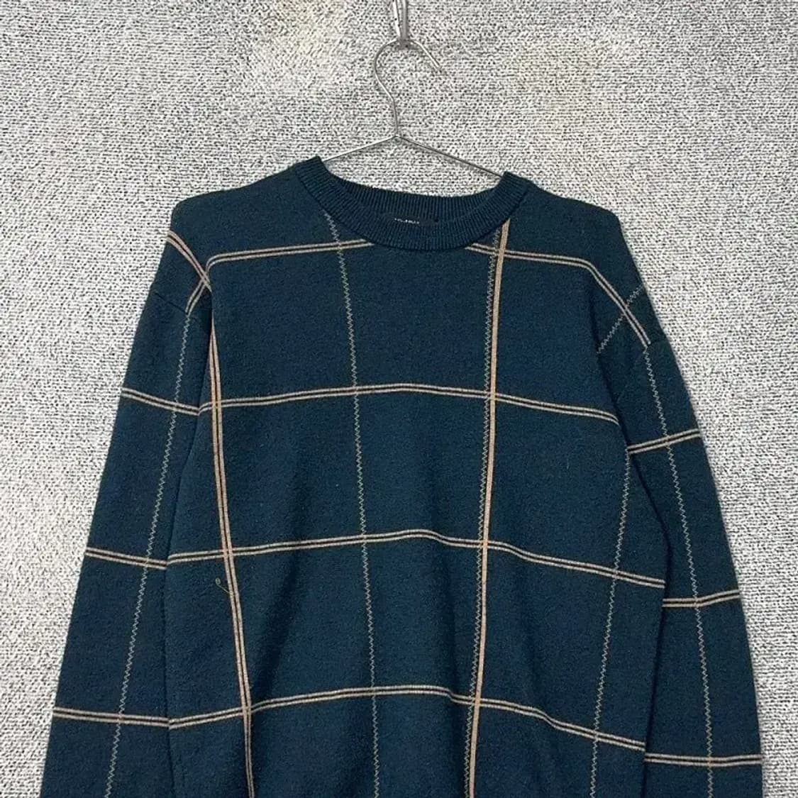 마인드브릿지 체크 네이비 니트 95 상품이미지3