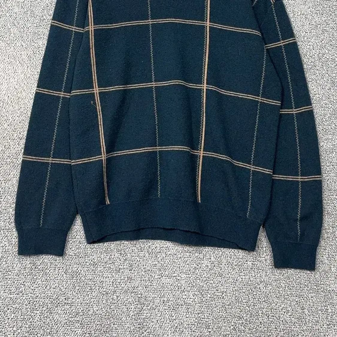 마인드브릿지 체크 네이비 니트 95 상품이미지4