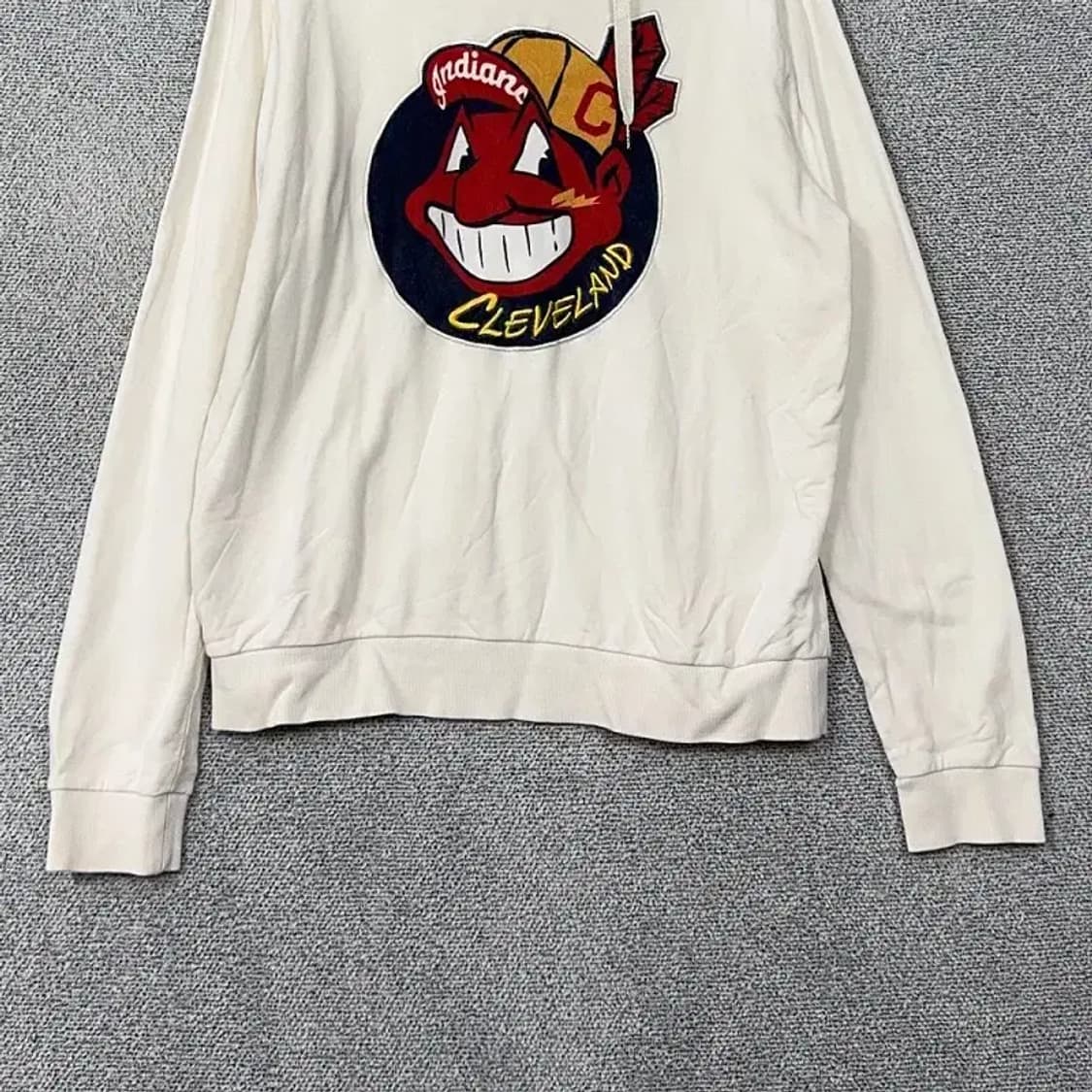 엠엘비 클리블랜드 크림 후드티 L 상품이미지4