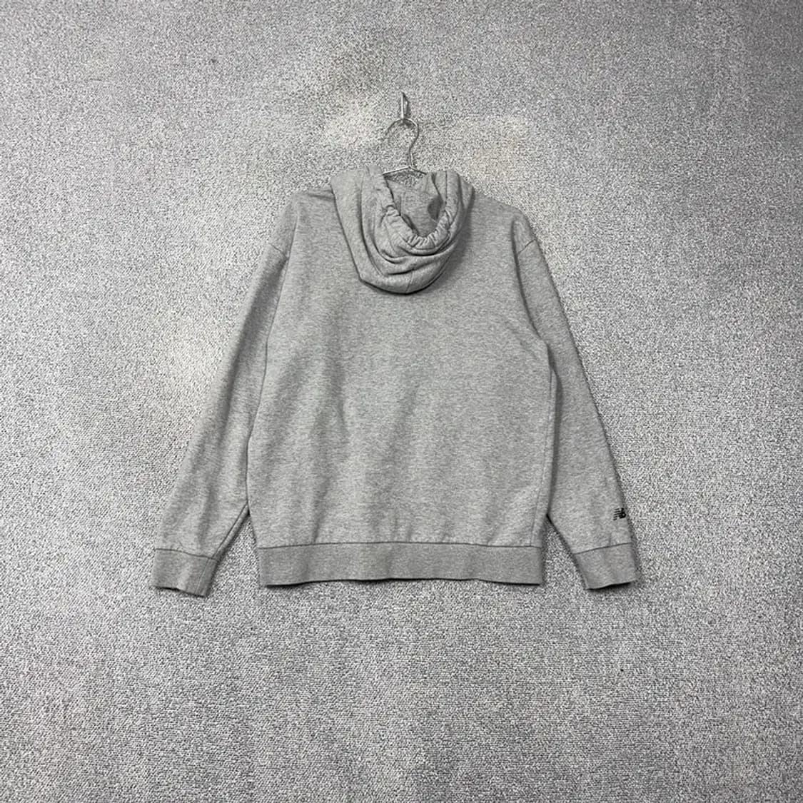 뉴발란스 라이트 그레이 로고 후드티 105 XL 상품이미지2