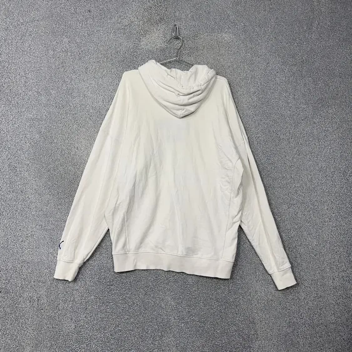 푸마 빈티지 센터 로고 크림 후드티 L 상품이미지2