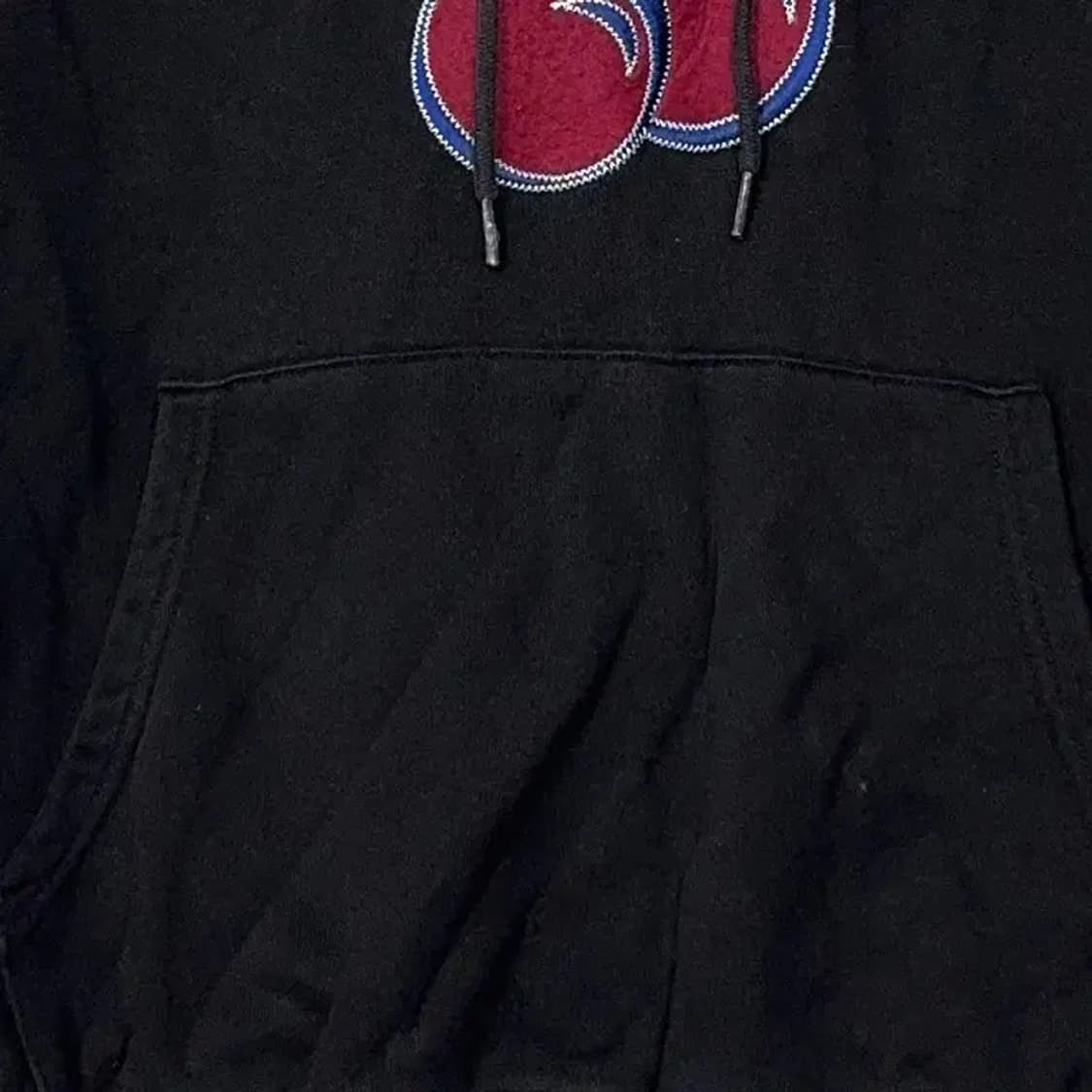 키르시 빅로고 스웻 블랙 후드티 L 상품이미지4