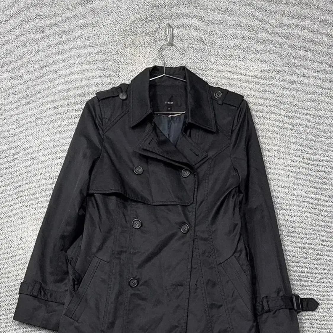 톰보이 블랙 클래식 트렌치 코트 90 상품이미지3