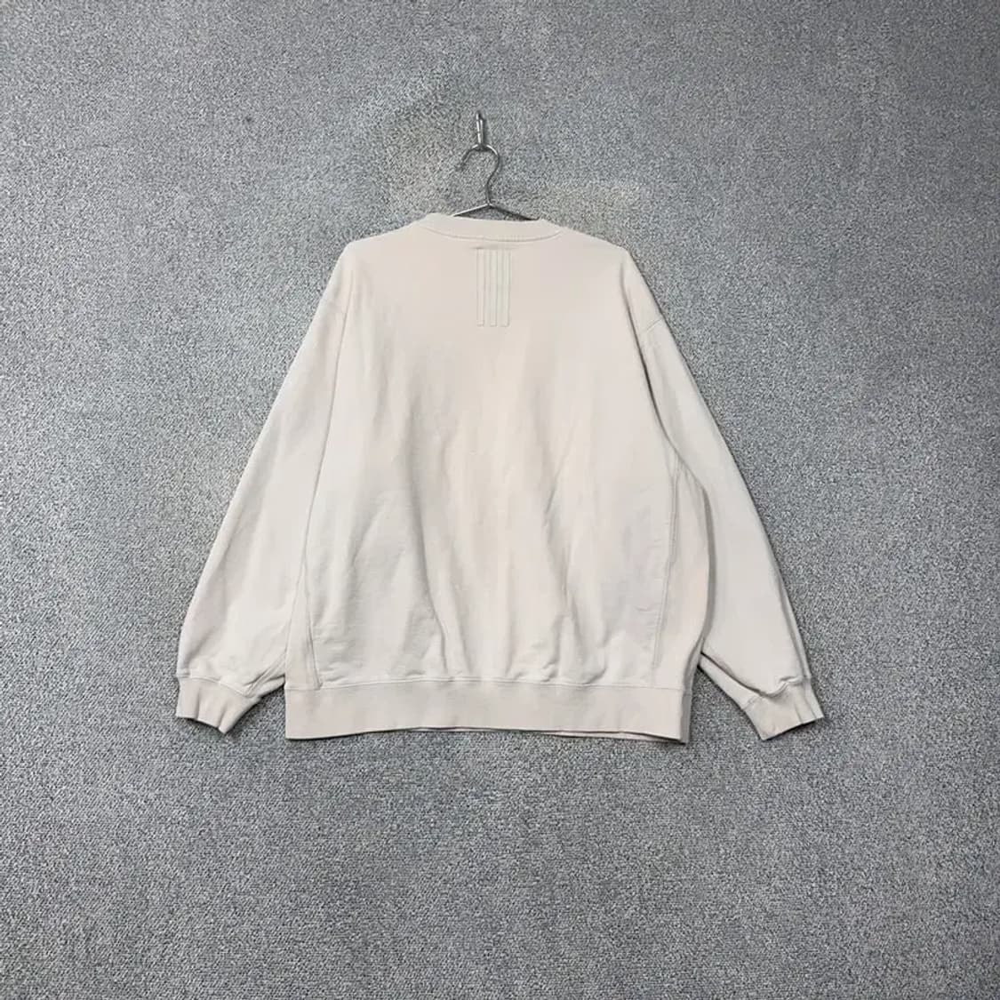 아디다스 크림 로고 오버핏 맨투맨 A/2XL 상품이미지2