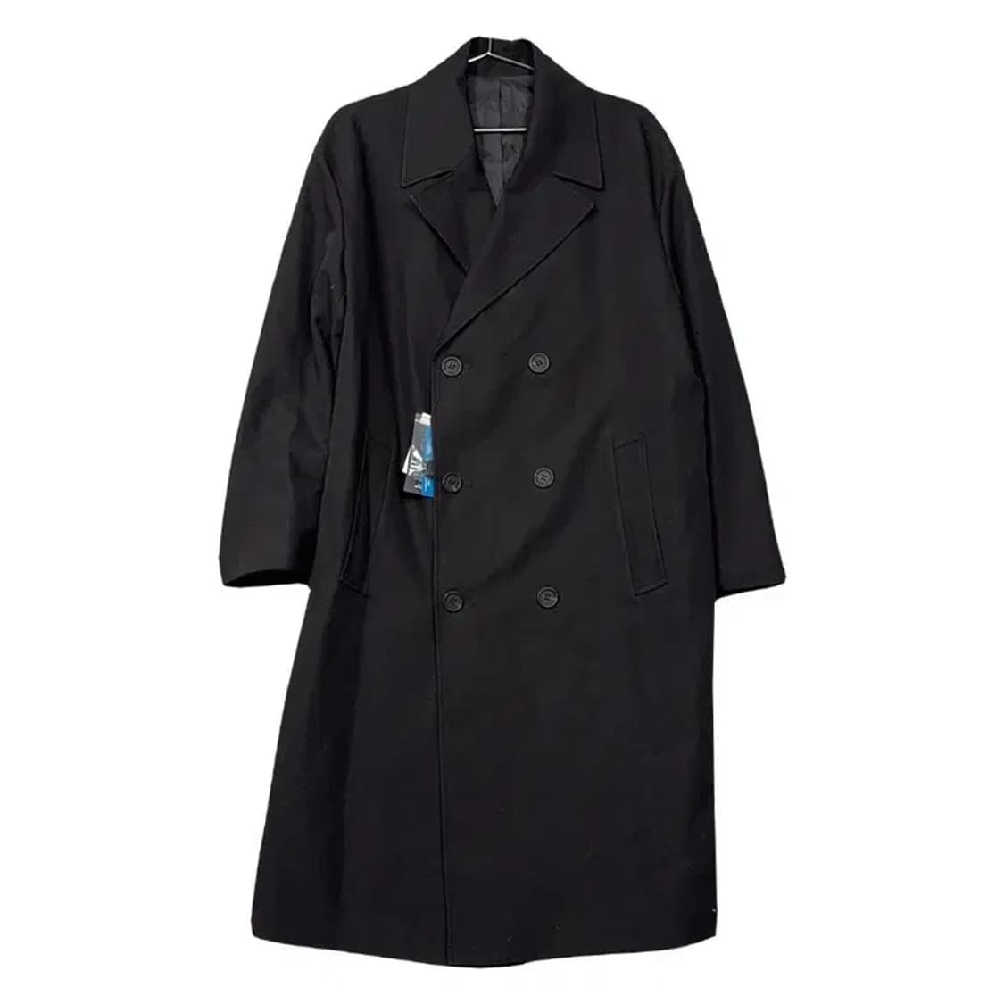 [새상품]스파오 블랙 버튼 클래식 코트 95 상품이미지1