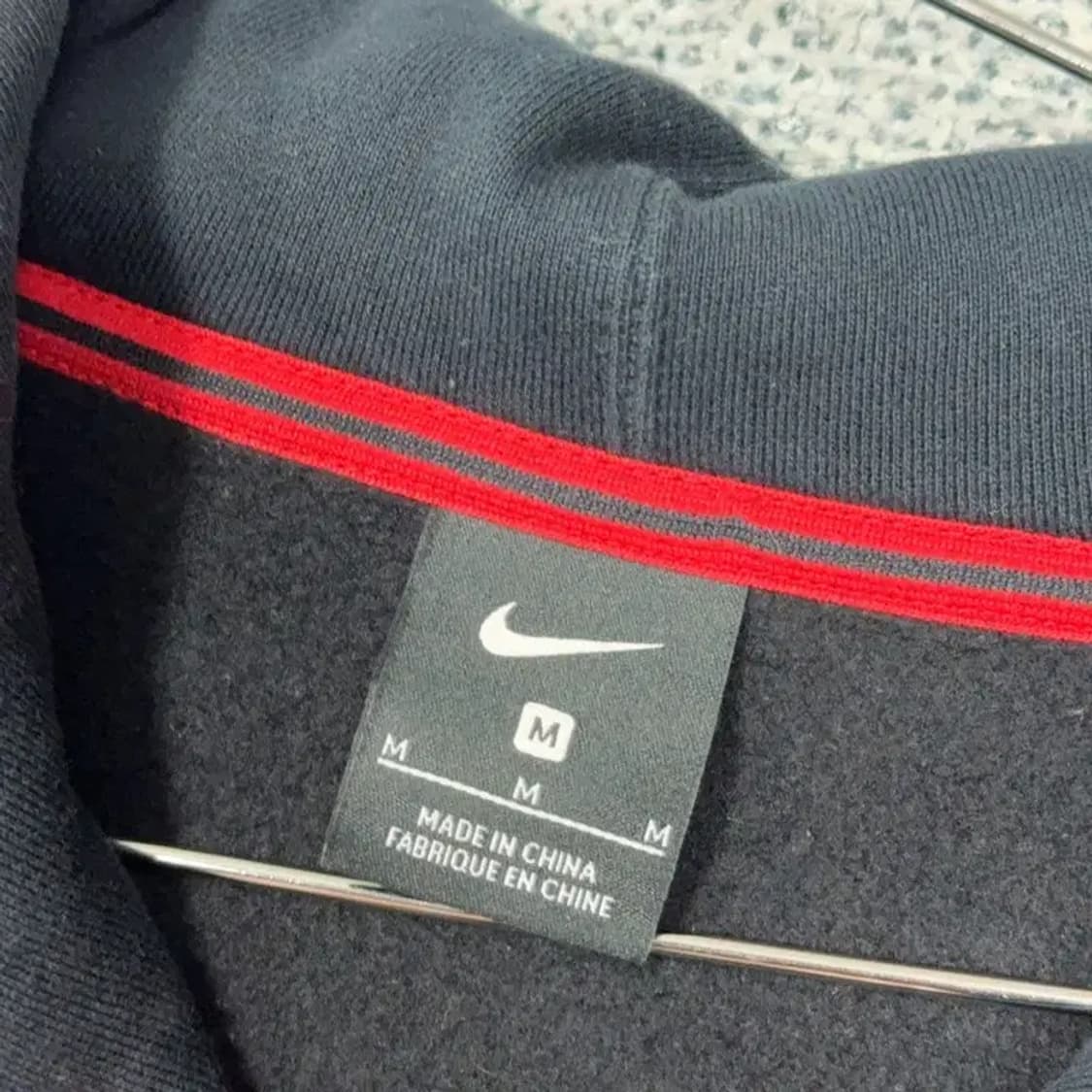 나이키 블랙 빈티지 로고 후드티 M 상품이미지3