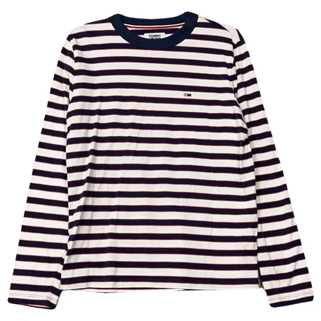 타미힐피거 스트라이프 로고 긴팔티 M 상품이미지1