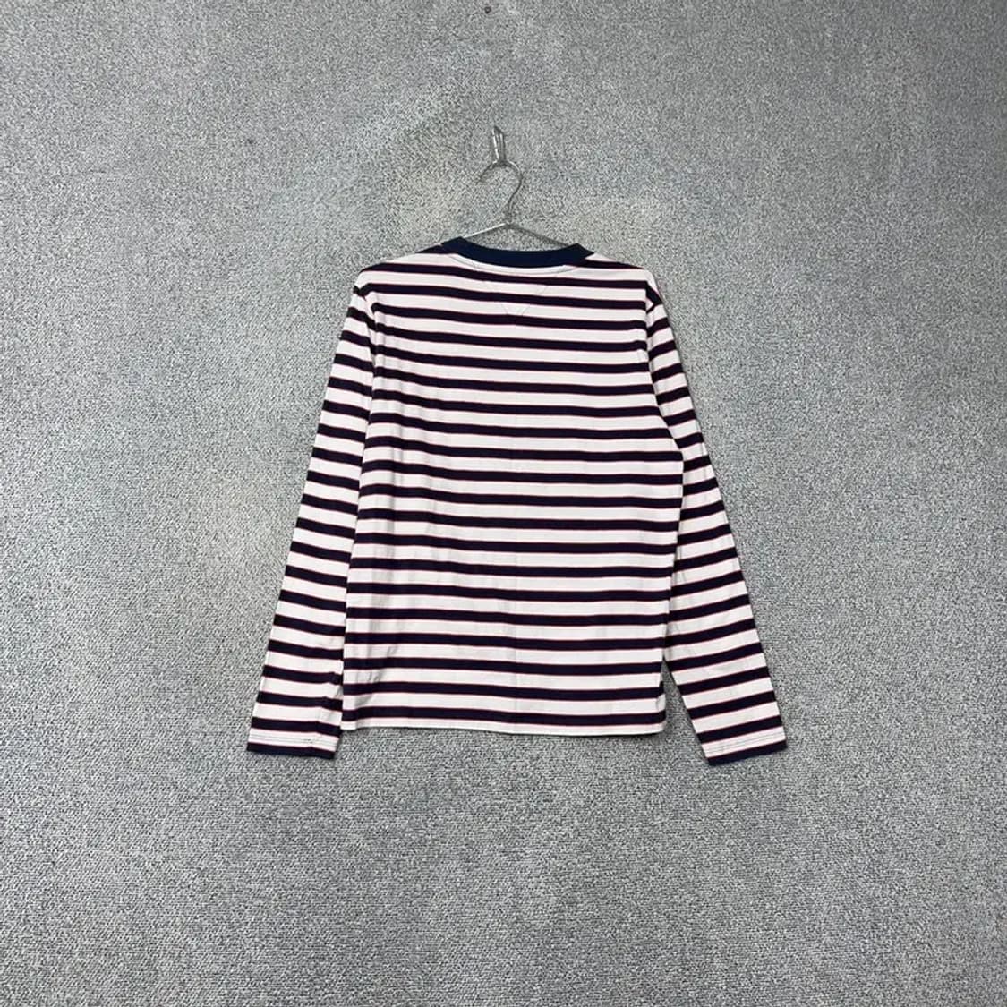 타미힐피거 스트라이프 로고 긴팔티 M 상품이미지2
