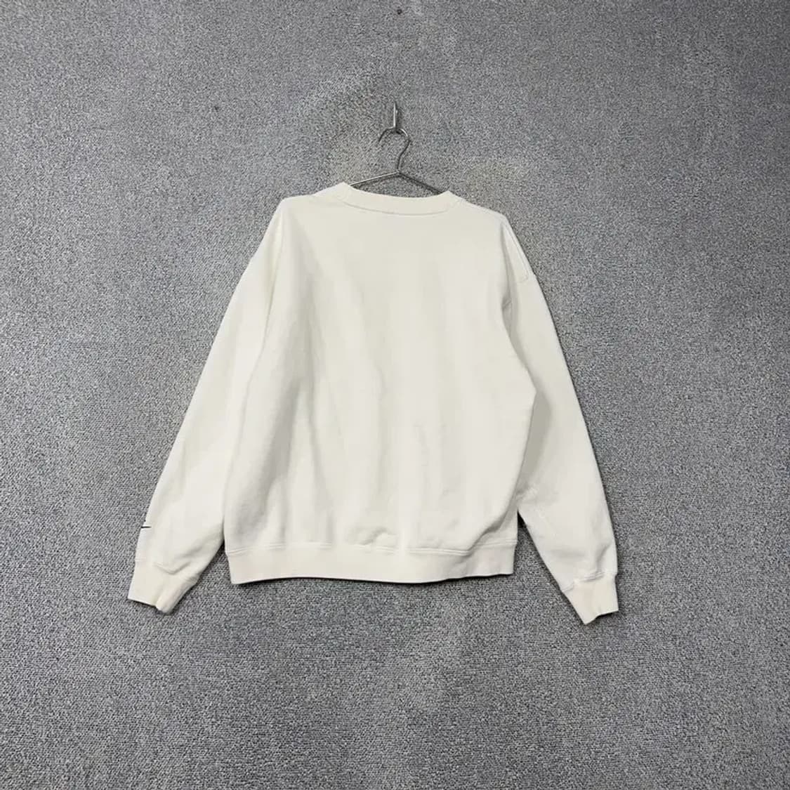 나이키 센터 자수 로고 크림 맨투맨 XL 상품이미지2