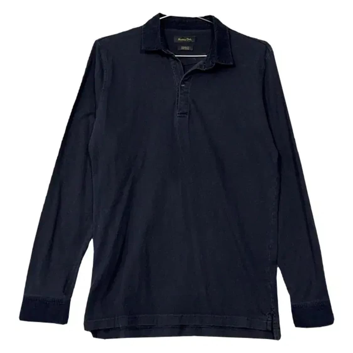 마시모두띠 블랙 빈티지 긴팔 카라티 M 상품이미지1