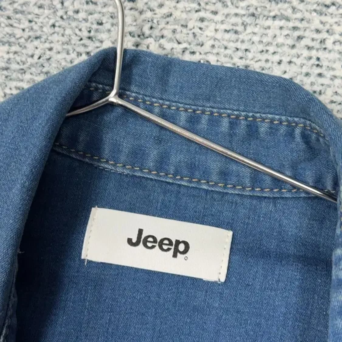 지프 빈티지 패치 투포켓 데님 셔츠 95 상품이미지3