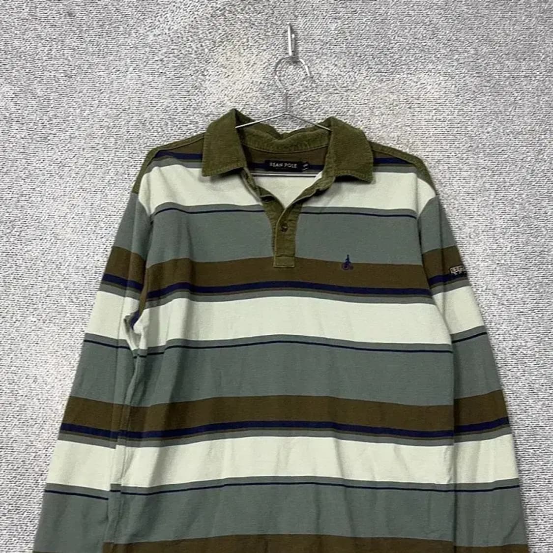 빈폴 스트라이프 캐주얼 카라티 100 상품이미지3