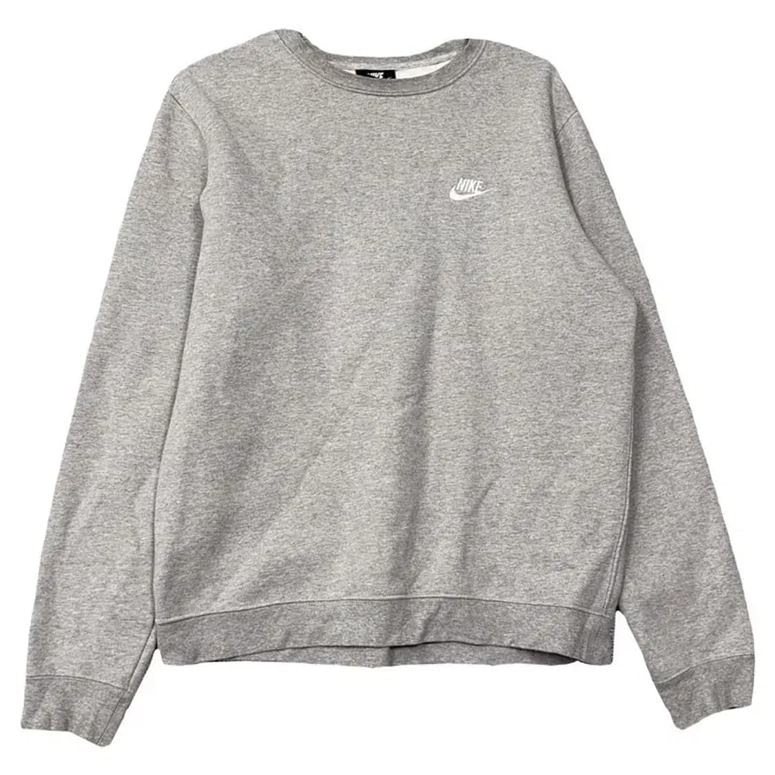 나이키 라이트 그레이 로고 맨투맨 M 상품이미지1