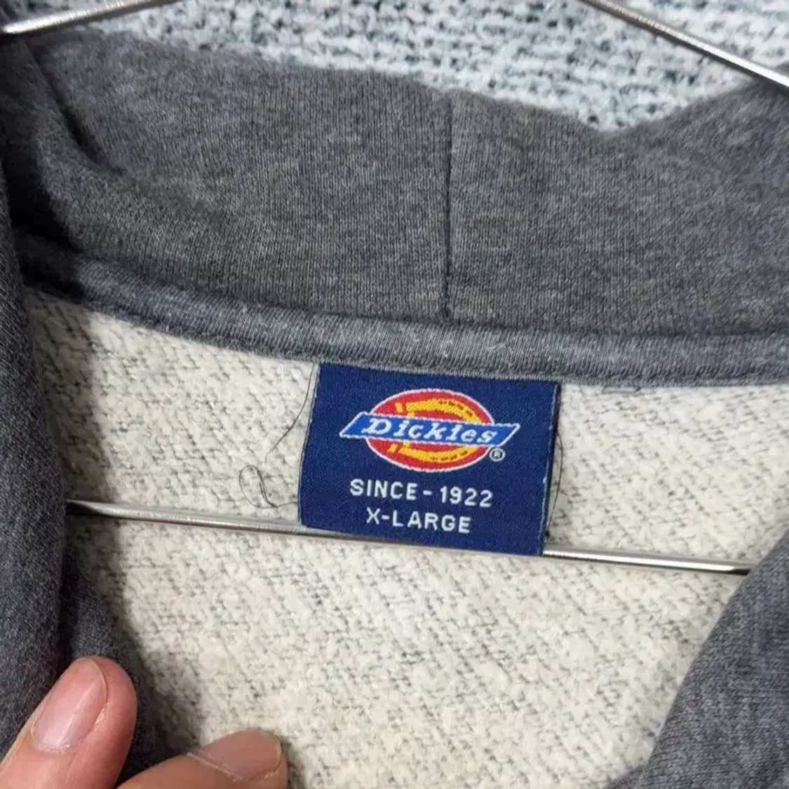 디키즈 프린팅 그레이 후드티 X-LARGE 상품이미지3