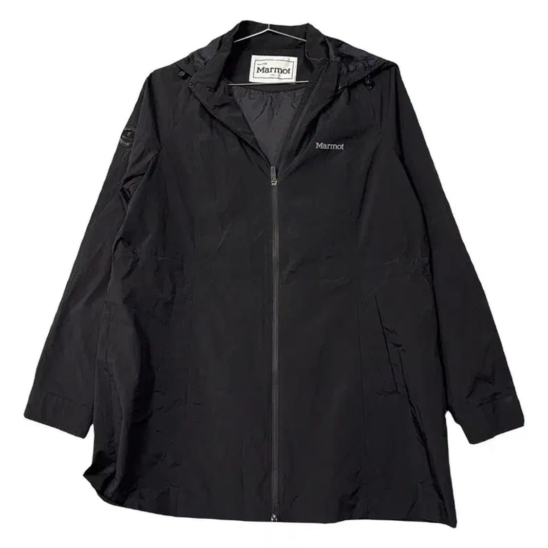 마모트 로고 기능성 후드 바람막이 100 상품이미지1