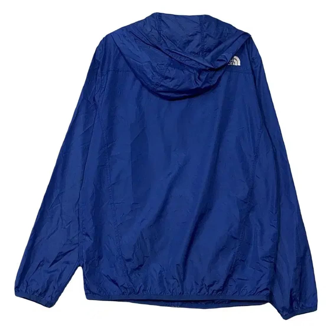 노스페이스 블루 로고 기능성 후드 바람막이 90 상품이미지2
