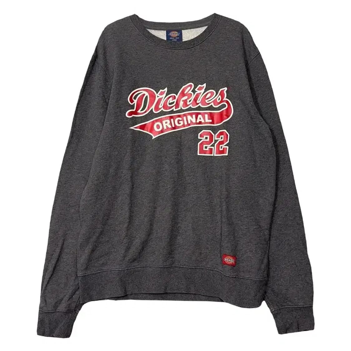 디키즈 프린팅 그레이 맨투맨 LARGE 상품이미지1