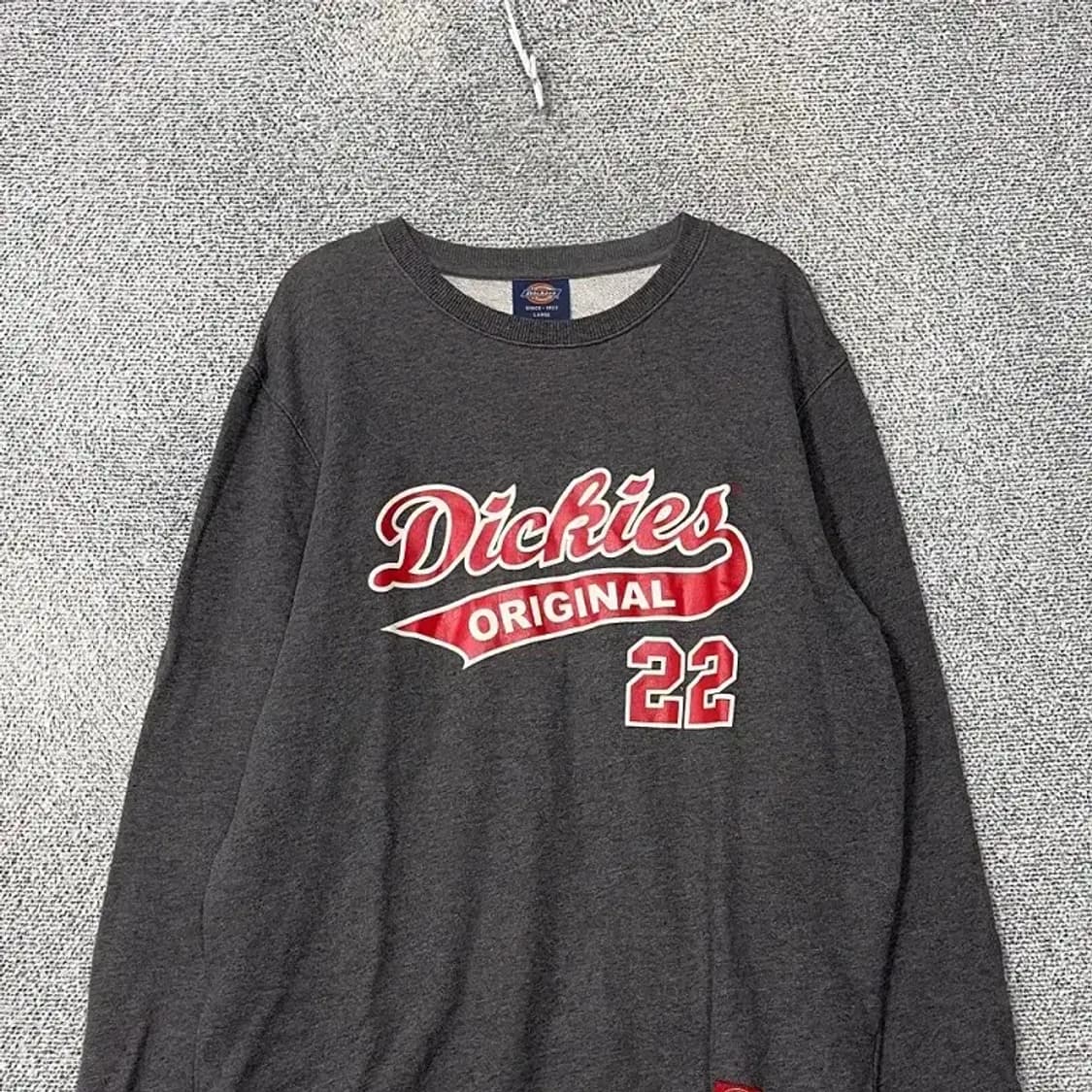 디키즈 프린팅 그레이 맨투맨 LARGE 상품이미지3