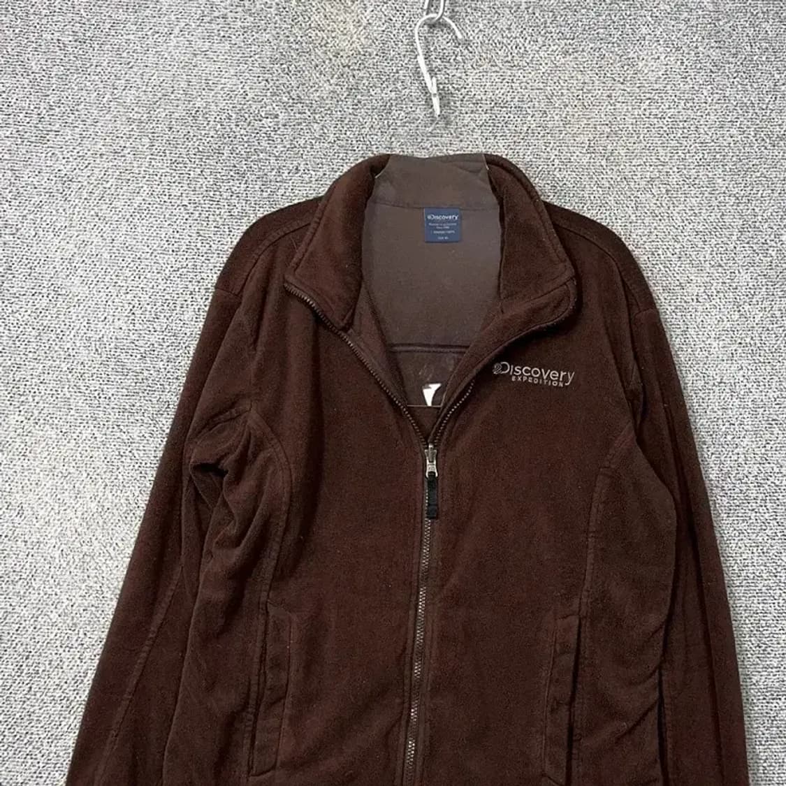 디스커버리 브라운 플리스 후리스 집업 95 상품이미지3