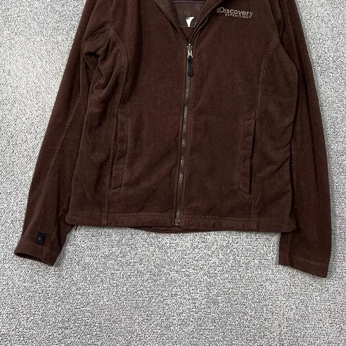 디스커버리 브라운 플리스 후리스 집업 95 상품이미지4