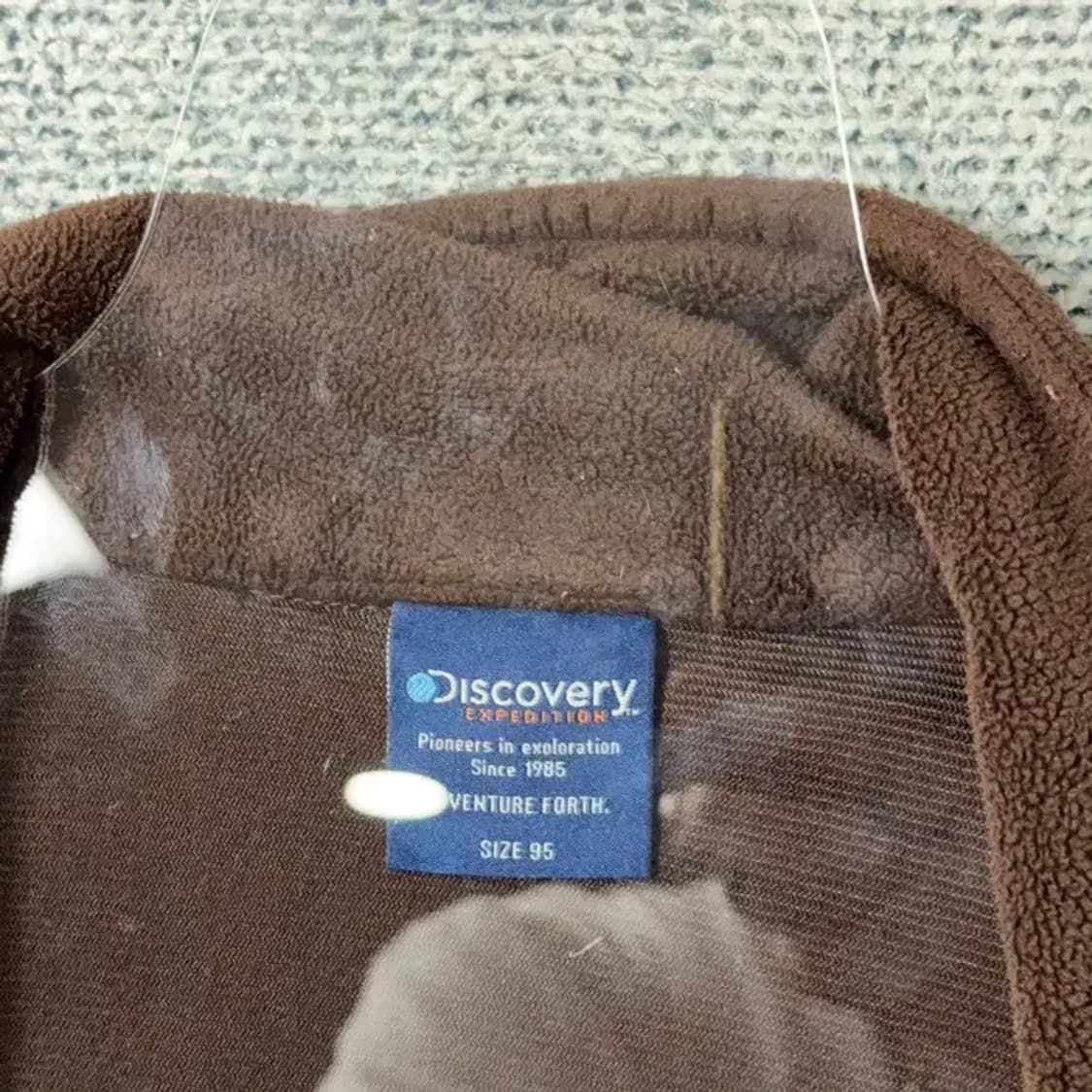 디스커버리 브라운 플리스 후리스 집업 95 상품이미지5
