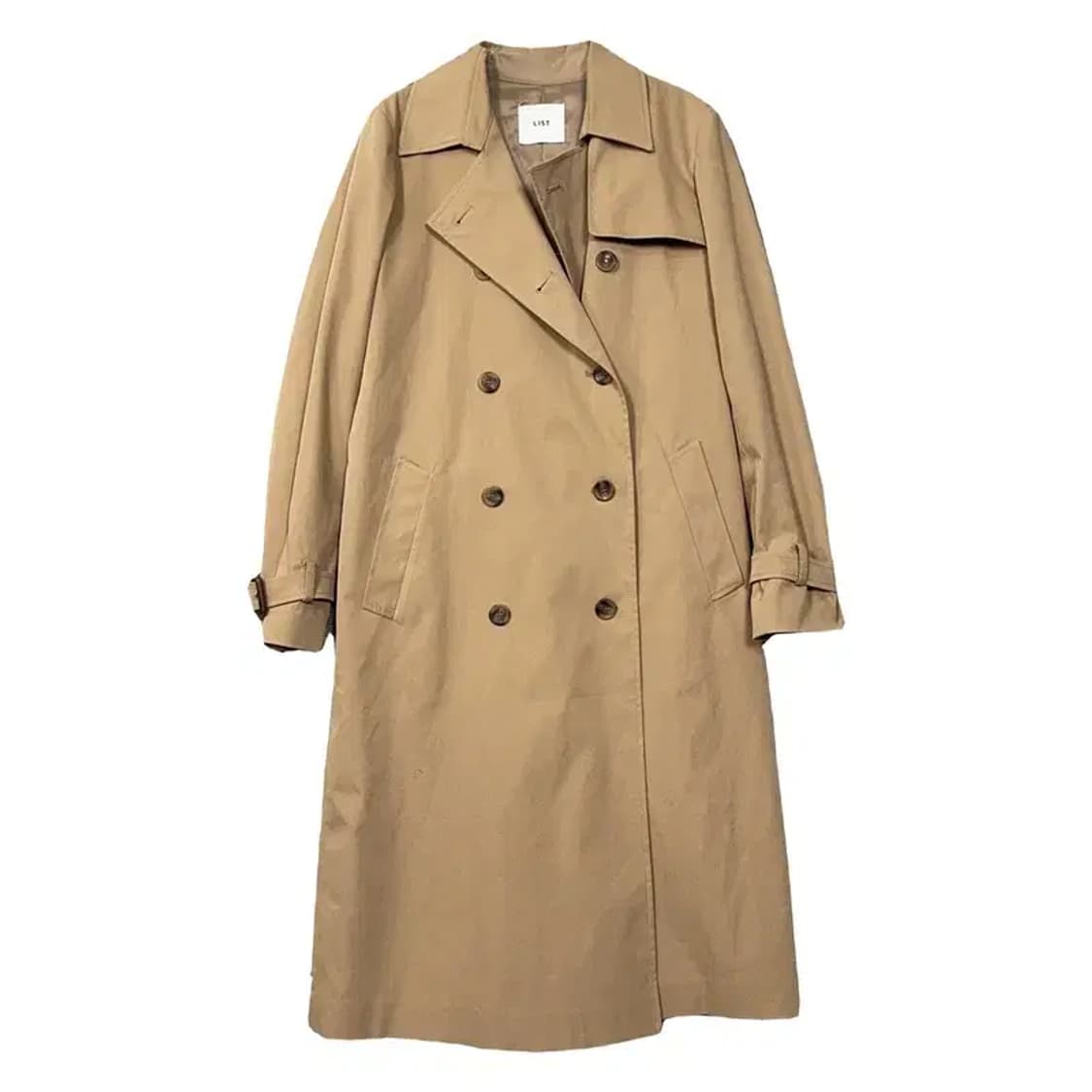 리스트 베이지 여성 클래식 벨티드 트렌치 코트 55 상품이미지1