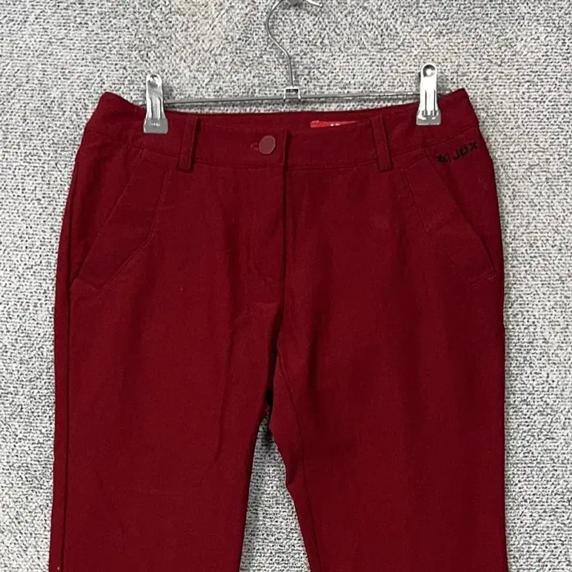 JDX 여성 버건디 골프 바지 67 상품이미지3
