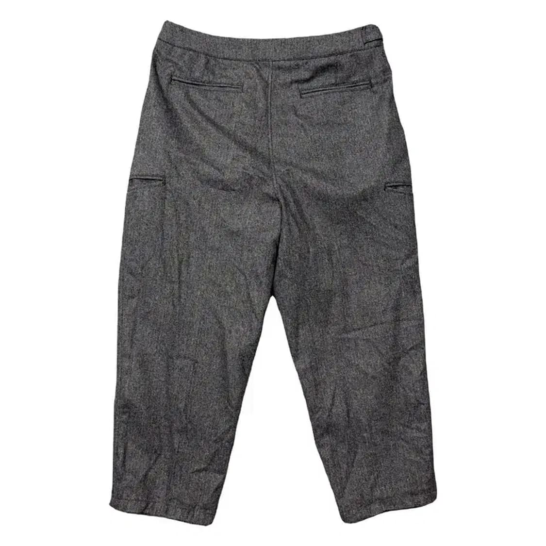 비슬로우 벌룬핏 그레이 울 벨티드 슬랙스 32 상품이미지2