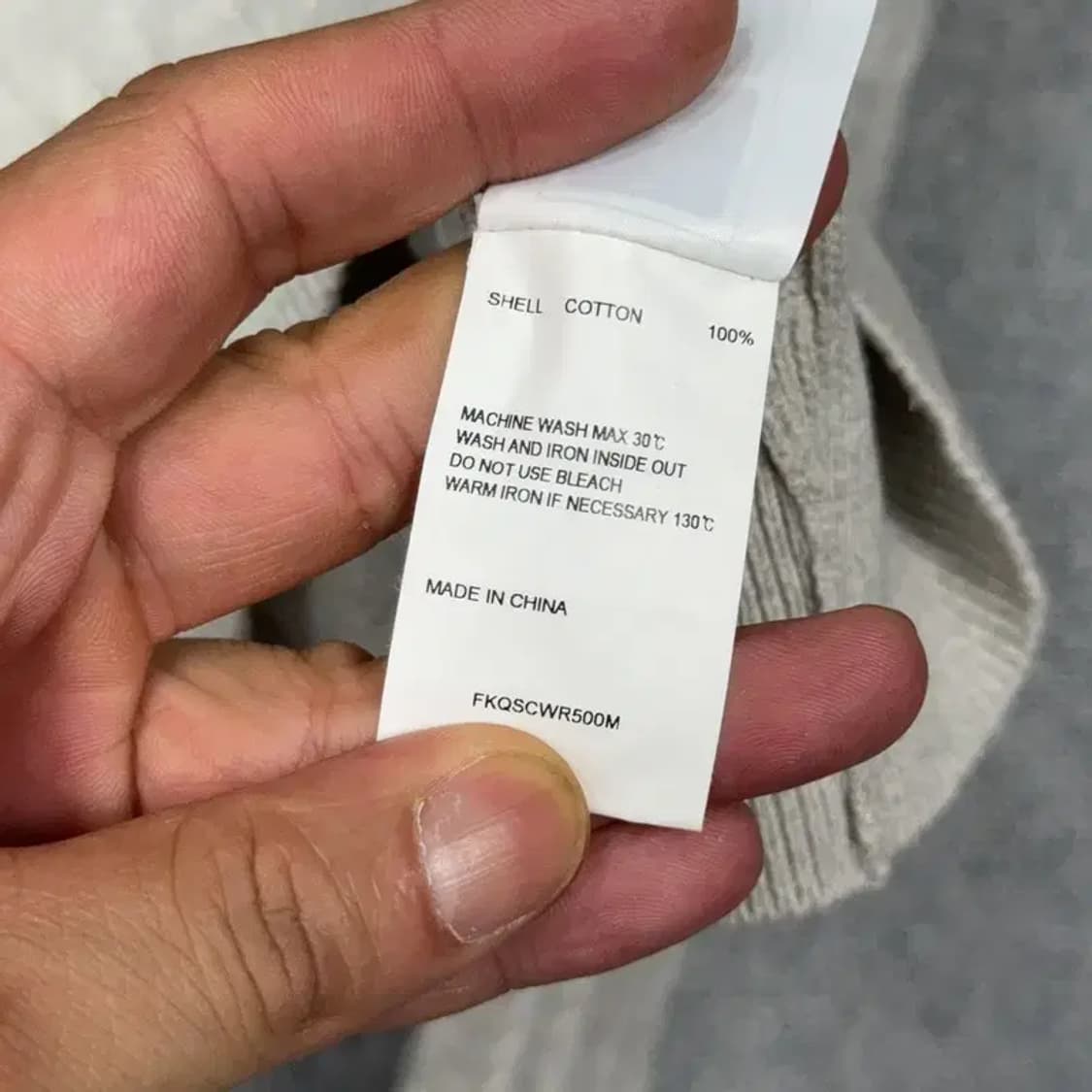 키르시 로고 꽈배기 크롭 니트 1 상품이미지6