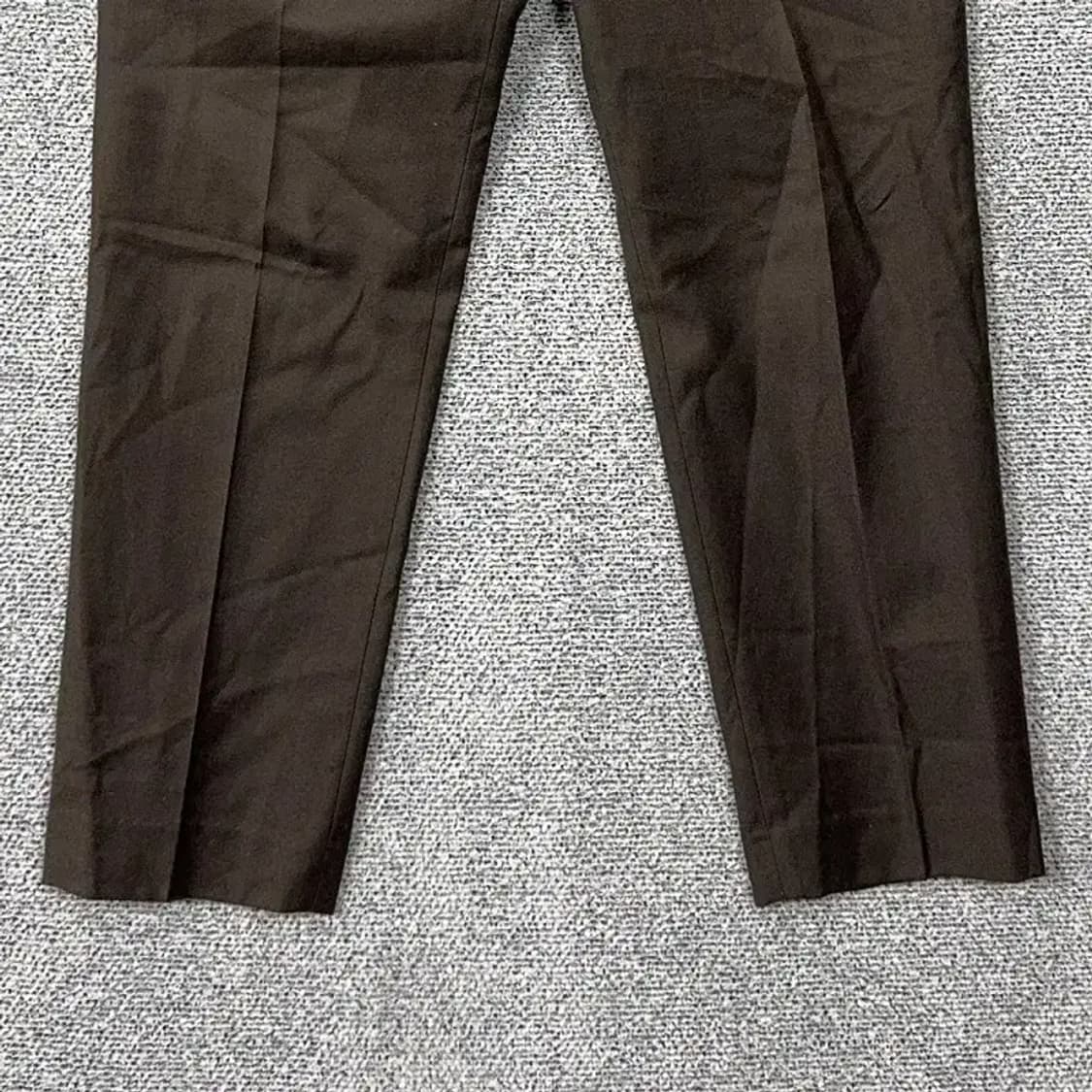 시스템 캐시미어 울 브라운 한섬 여성 슬랙스 67 상품이미지4