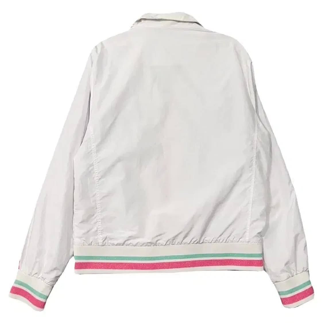 리복 화이트 핑크 기능성 집업 자켓 100 상품이미지2