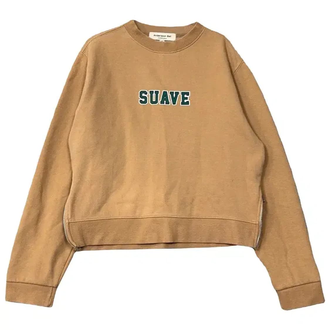 앤더슨 벨 프린팅 카멜 맨투맨 S 상품이미지1