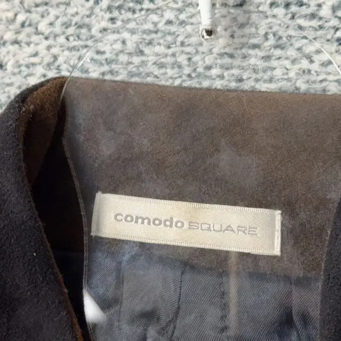 코모도 브라운 클래식 버튼 울 코트 95 상품이미지5