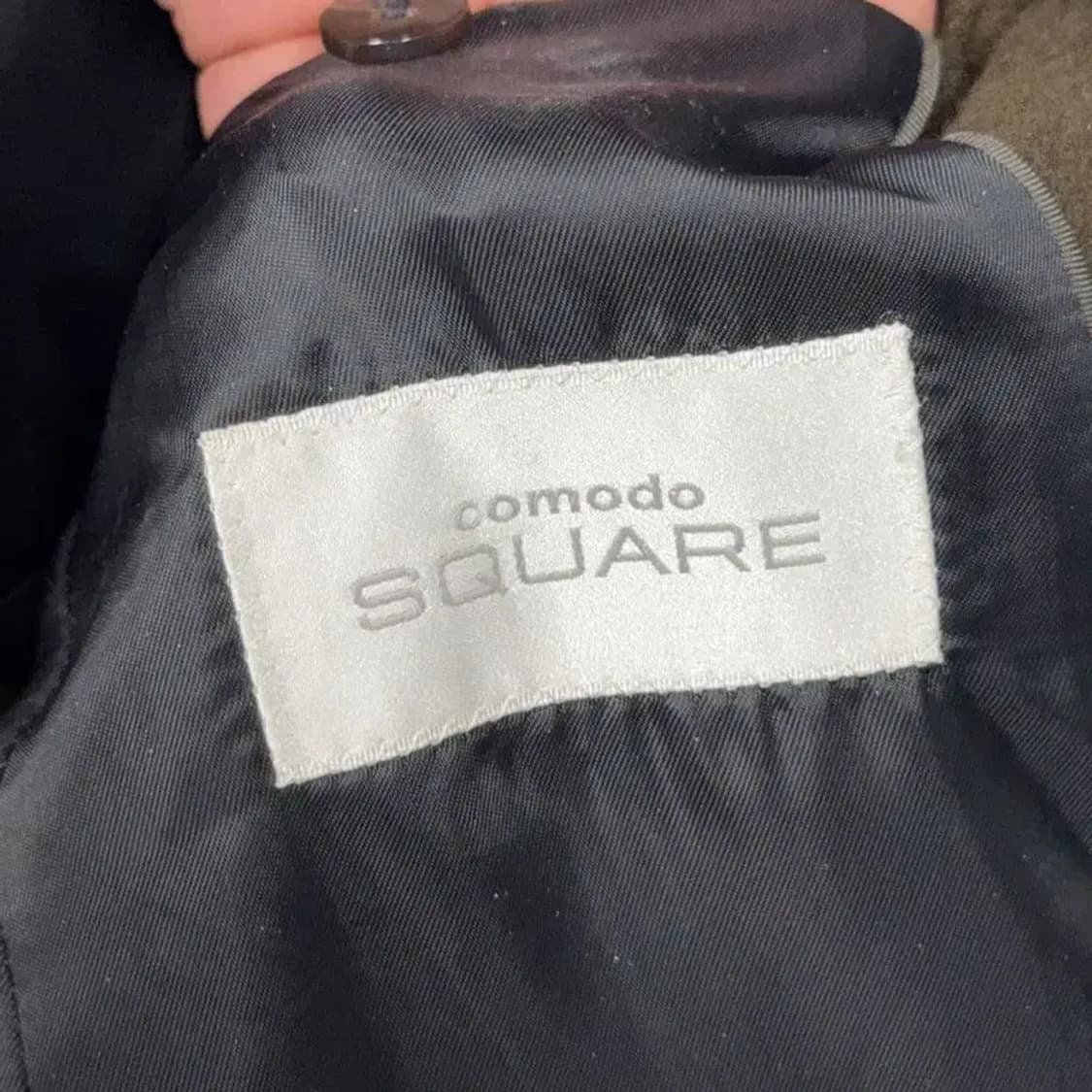 코모도 브라운 클래식 버튼 울 코트 95 상품이미지6