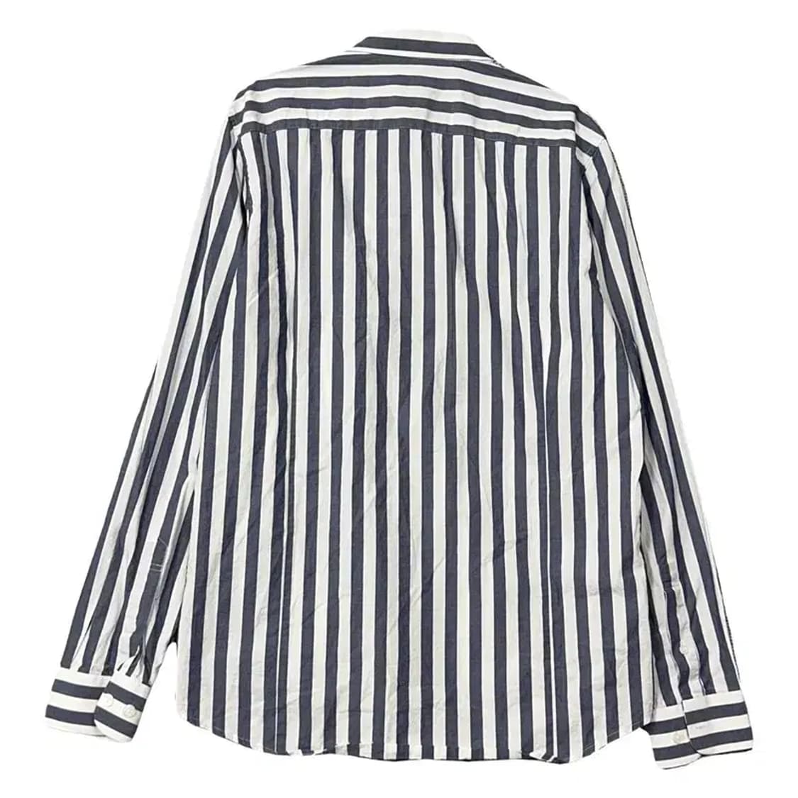 마인드브릿지 스트라이프 블루 셔츠 100 상품이미지2