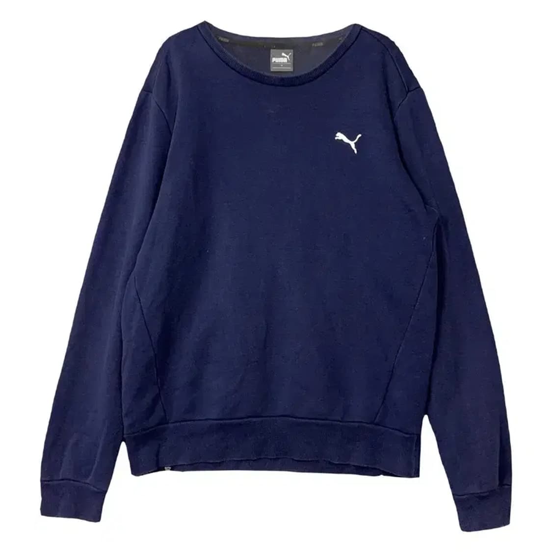 푸마 네이비 로고 맨투맨 M 상품이미지1