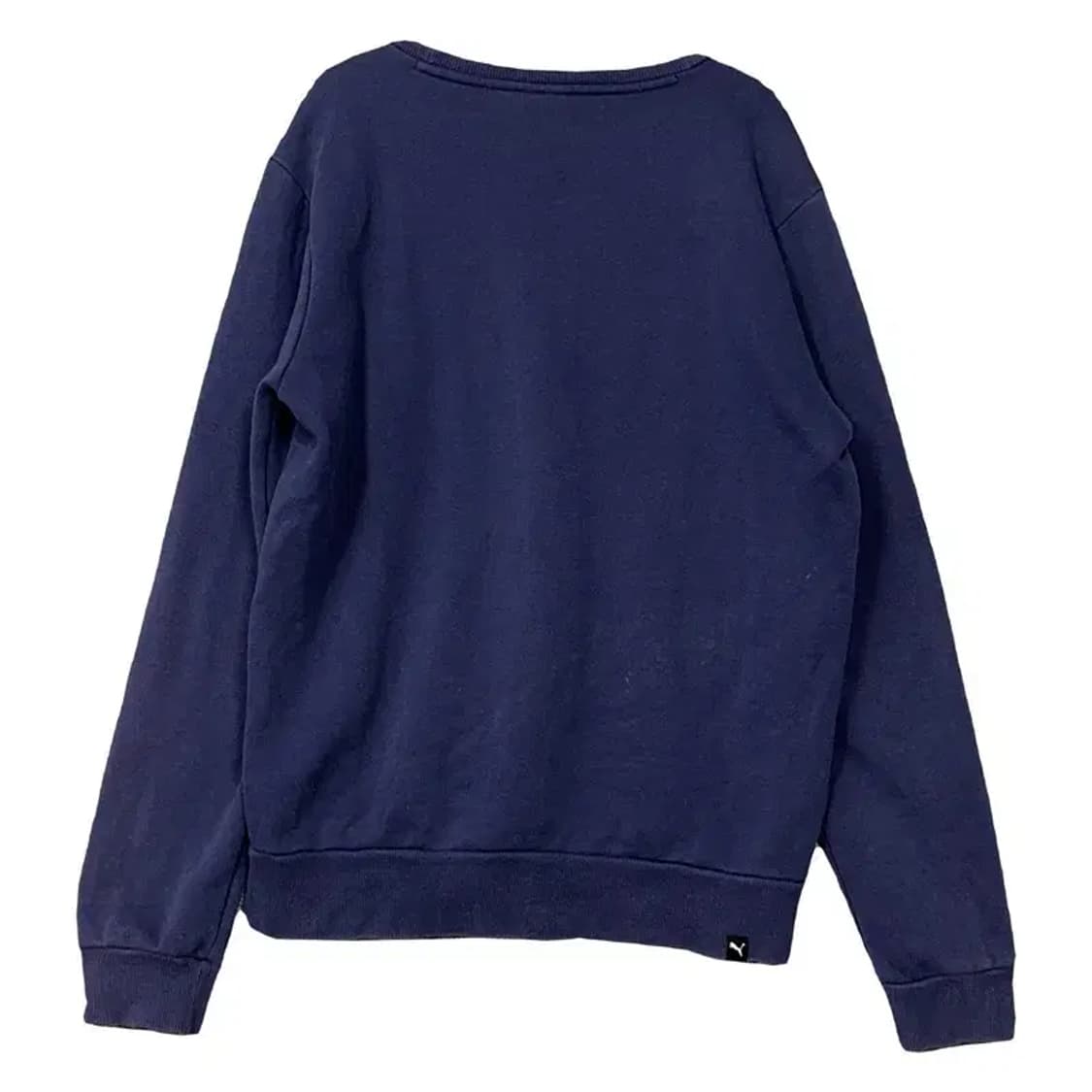 푸마 네이비 로고 맨투맨 M 상품이미지2