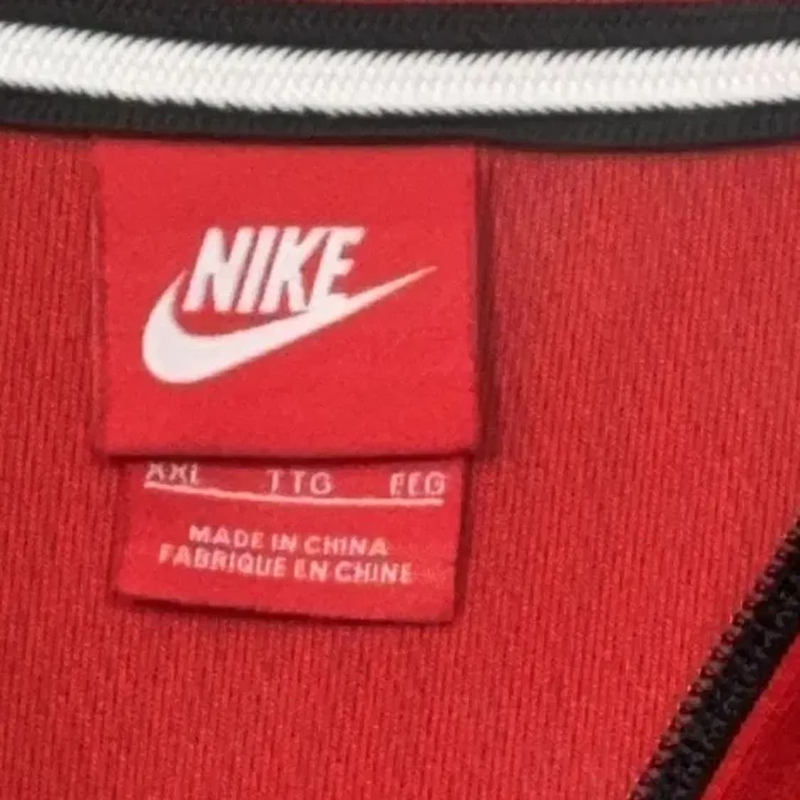 나이키 레드 로고 남성 트랙탑 집업 저지 XXL 상품이미지3