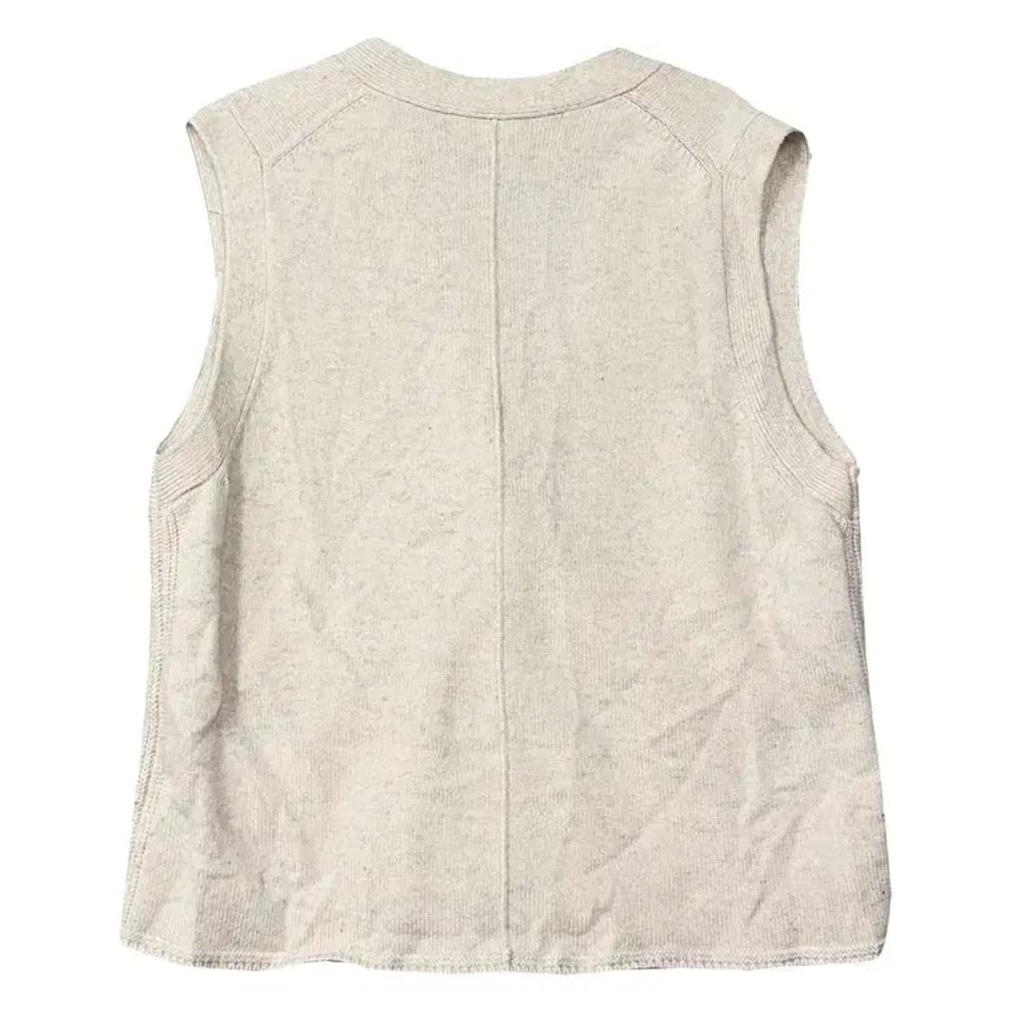 아떼 캐시미어 100% 크림 니트 조끼 가디건 S 상품이미지2