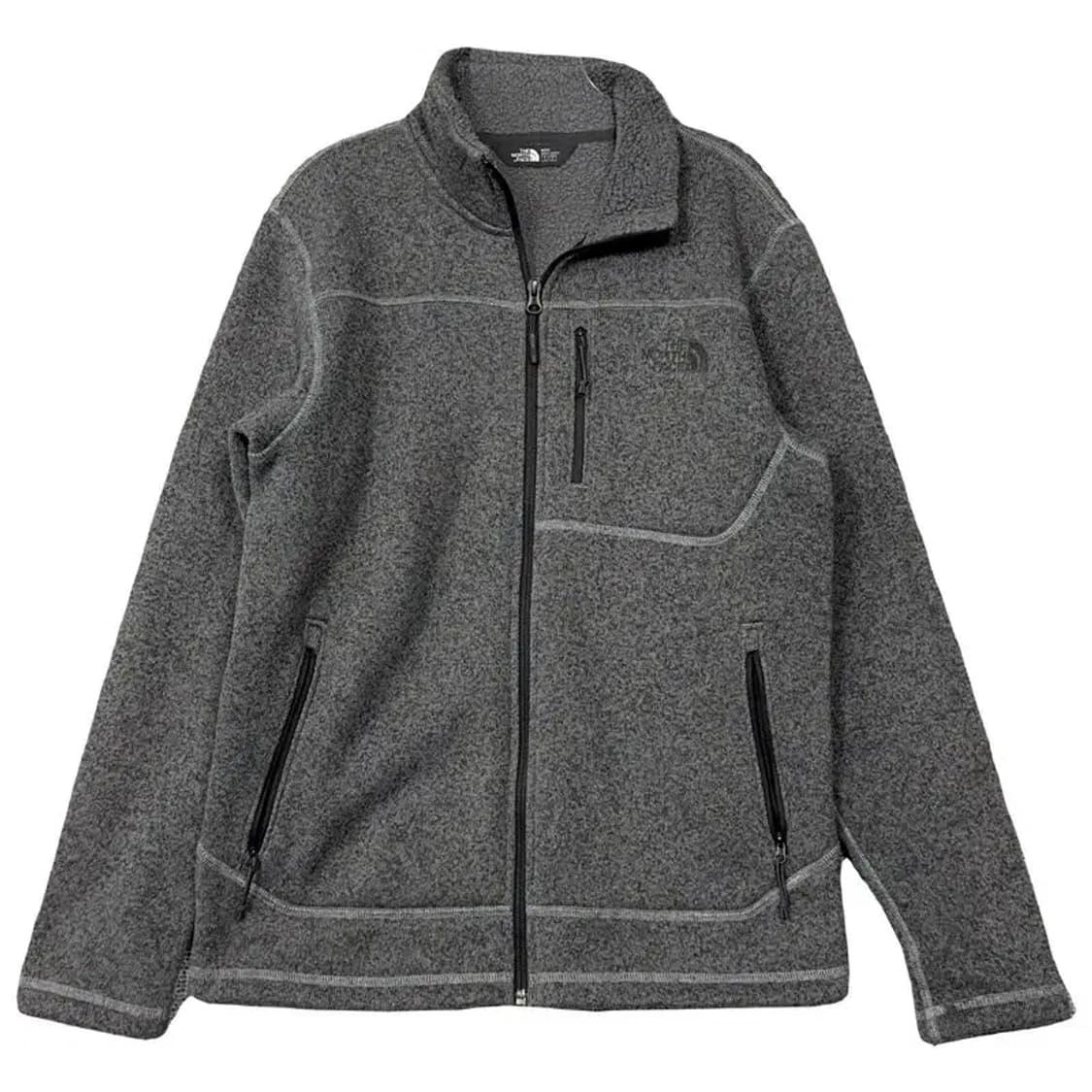 노스페이스 그레이 플리스 로고 후리스 M 상품이미지1