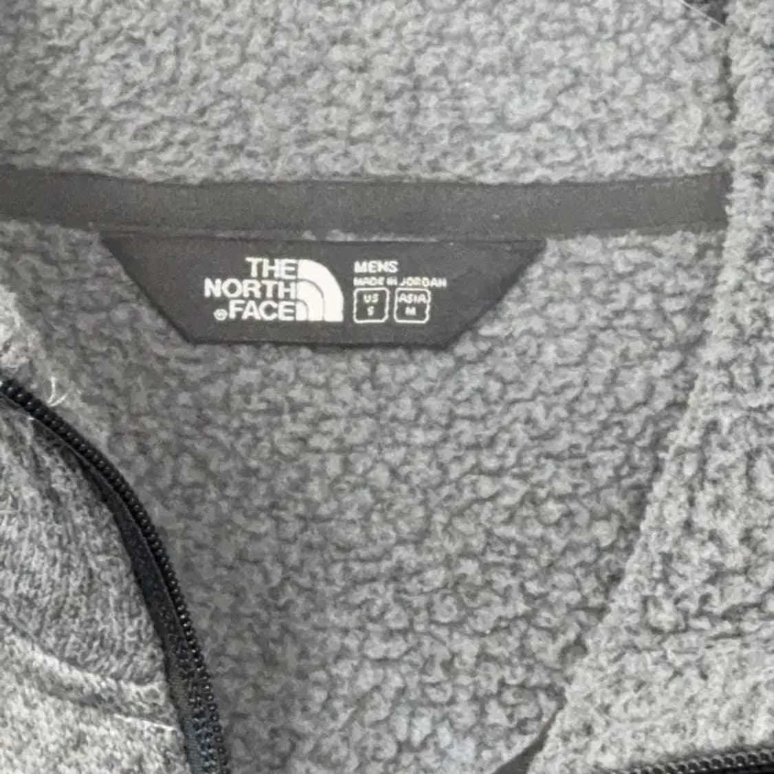 노스페이스 그레이 플리스 로고 후리스 M 상품이미지3