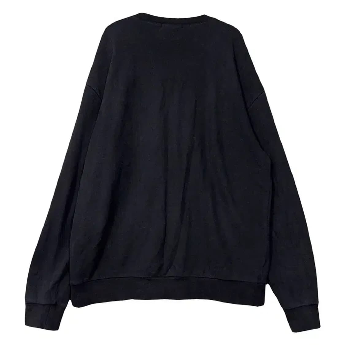 게스 블랙 스펠 로고 맨투맨 XL 상품이미지2