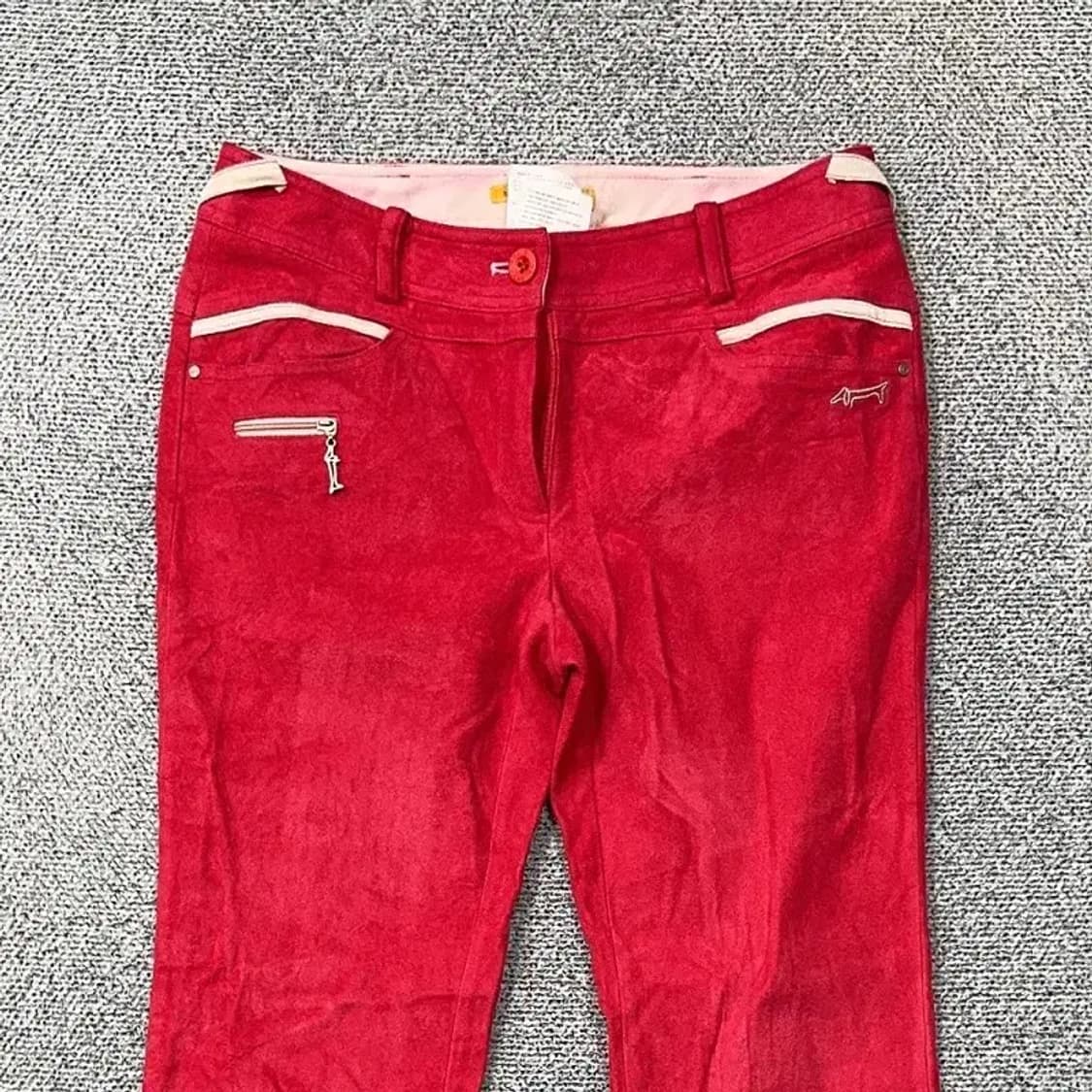 루이까스텔 골프 기능성 레드 팬츠 67 상품이미지3