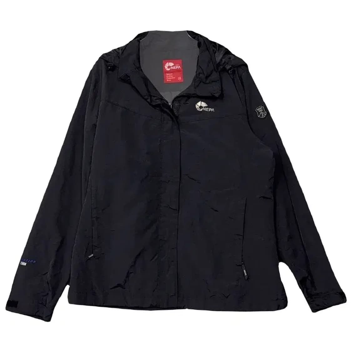 네파 블랙 로고 등산 기능성 바람막이 95 상품이미지1