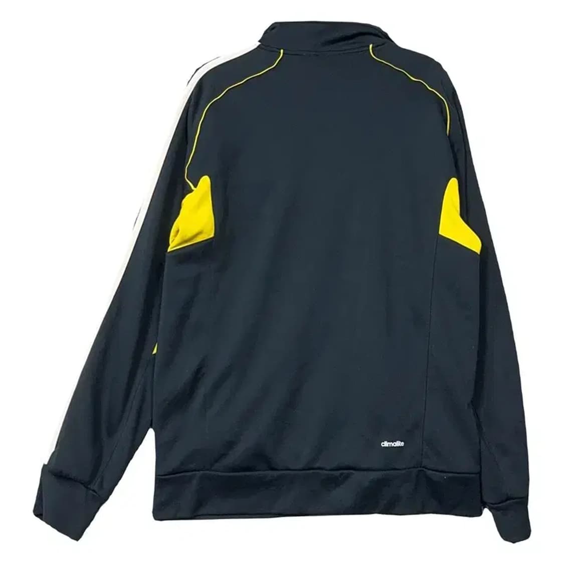 아디다스 블랙 로고 삼선 집업 저지 100 상품이미지2