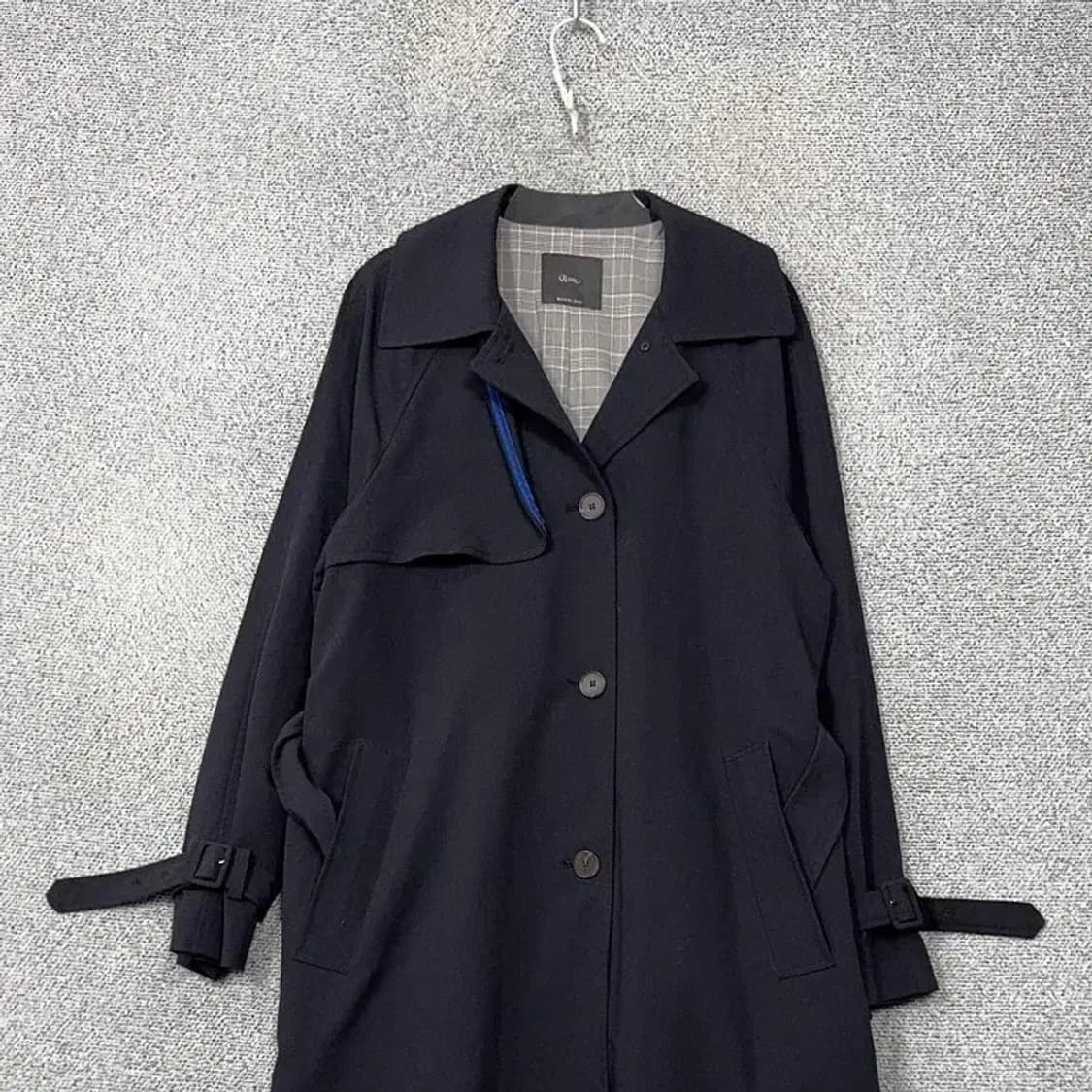 로엠 네이비 여성 클래식 벨티드 트렌치 코트 85-95-160 상품이미지3