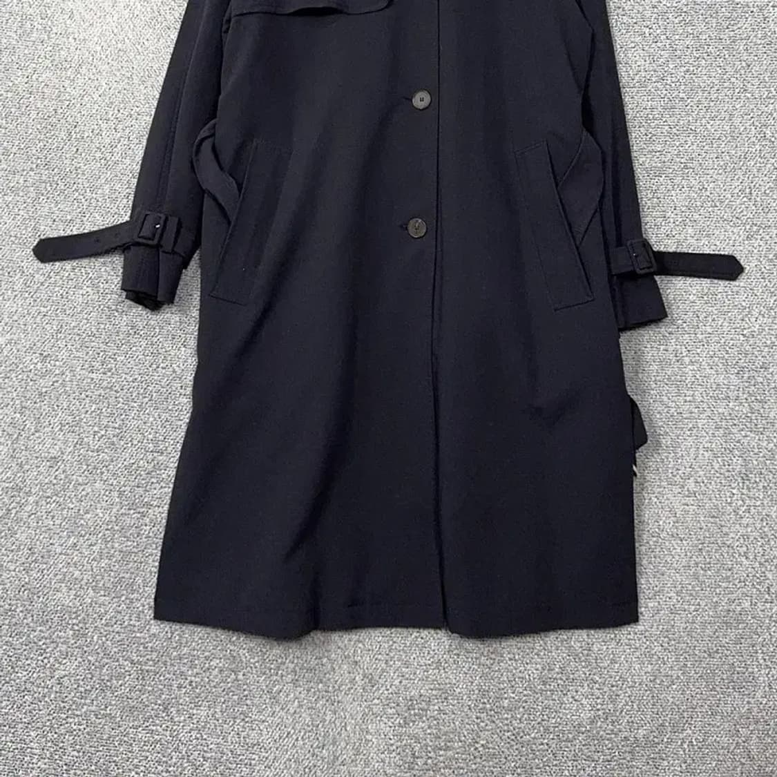 로엠 네이비 여성 클래식 벨티드 트렌치 코트 85-95-160 상품이미지4